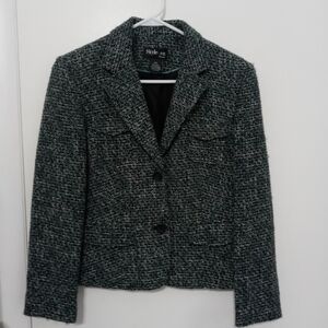 Style & Co Petite Women's long Sleeve Lined wool Blazer